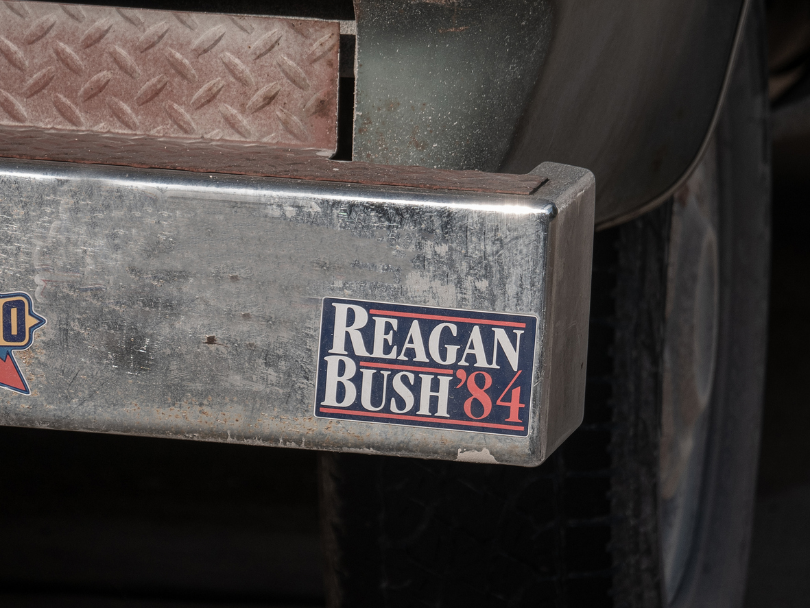 thumbnail image 2 of Vintage Reagan Bush ’84 Sticker – Republican Vinyl Decal, 80s Retro, WarlordOne C6491 2 of 4